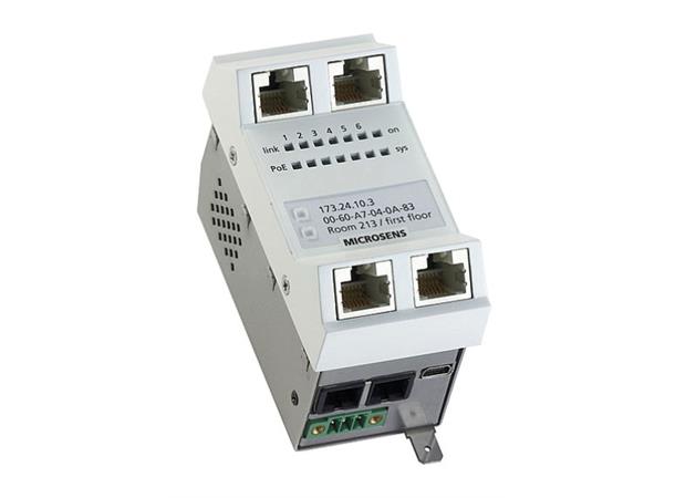 FTTO Micro Switch 2SFP 230V 4x10/100/1000T, 2x1000X SFP slot